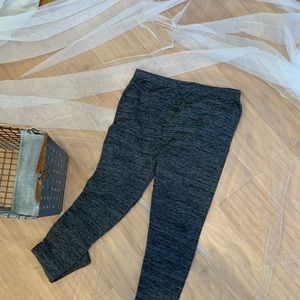 NWOT WARM Grey Fleece Lined Leggings